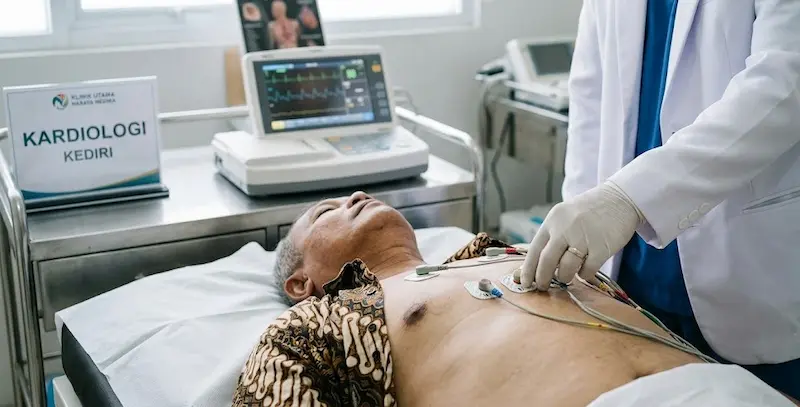 ekg klinik jantung kediri