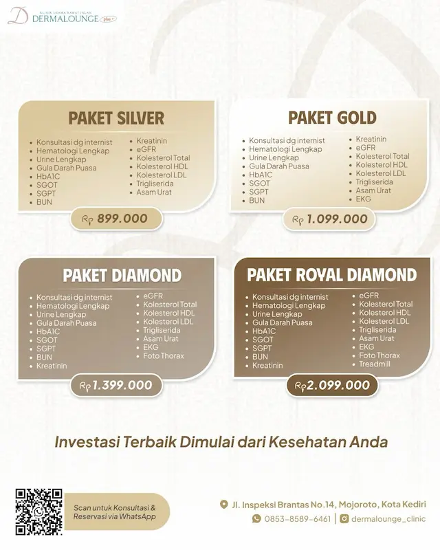 Pusat Medical Check Up (MCU) & Lab Lengkap di Kediri mcu paket